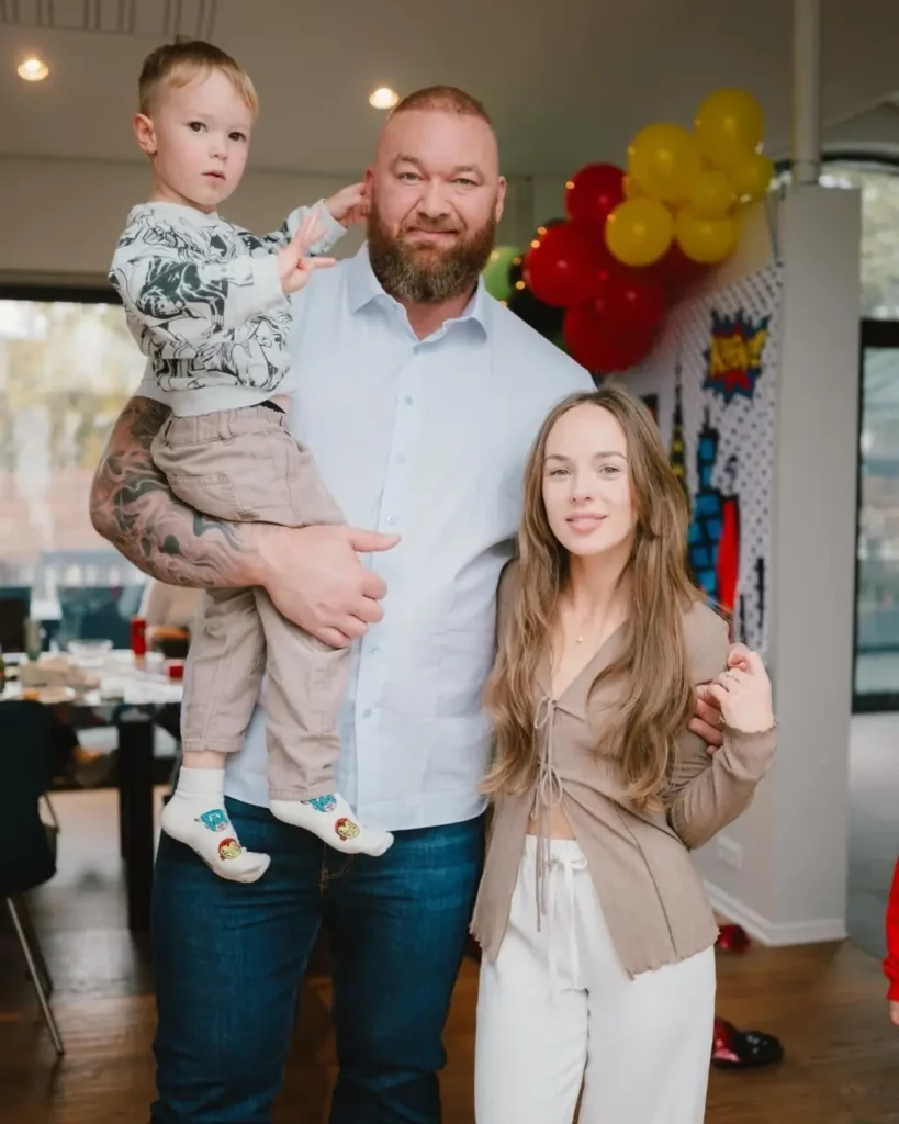 Hafþór Júlíus Björnsson wife and kids