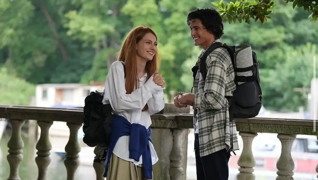 Liam Woodrum and Emily Carey