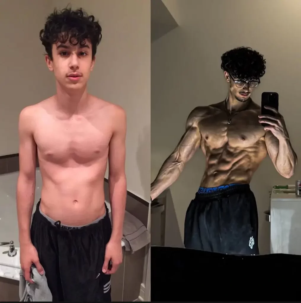 Hussein Farhat before and after