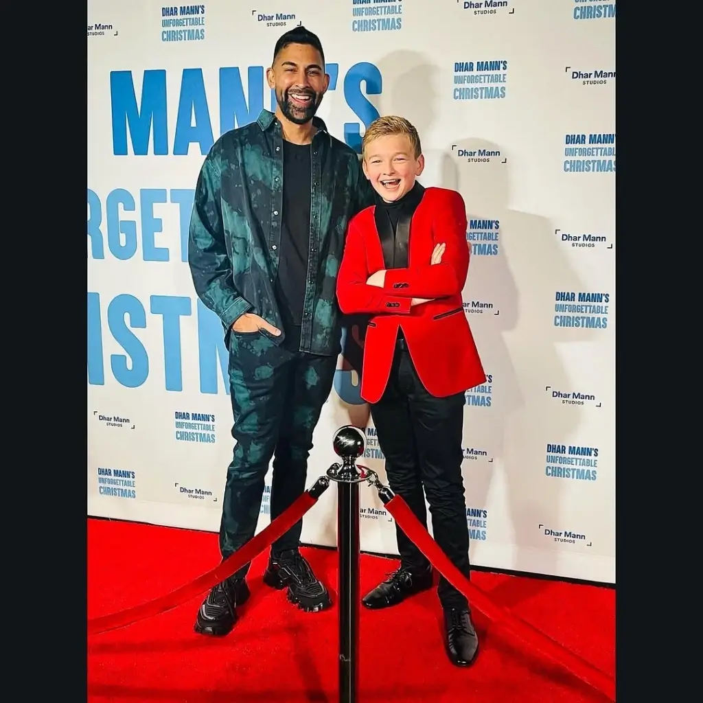 Kaido Lee Roberts with dhar man