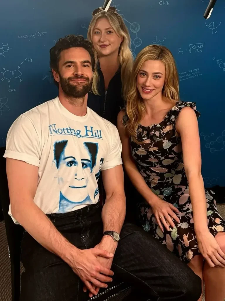 Tom Bateman with lili reinhart